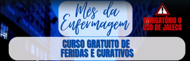 Curso Gratuito de Feridas e Curativos