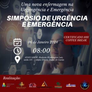 Selecionados para Seminário de urgência e emergência